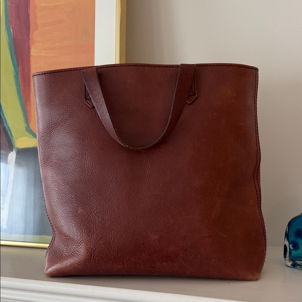 Madewell Zip Top Transport Crossbody- Burgundy leather